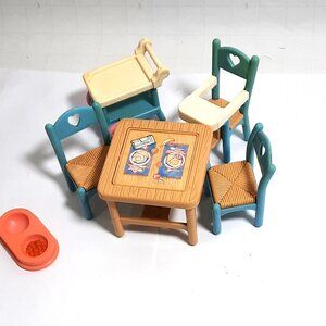 Fisher Price Loving Family Dollhouse    Kitchen Furniture  Lot    1993